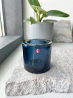 littala x Marimekko Kivi Candle Holder Rain, Overige materialen, Blauw, Ophalen of Verzenden, Zo goed als nieuw