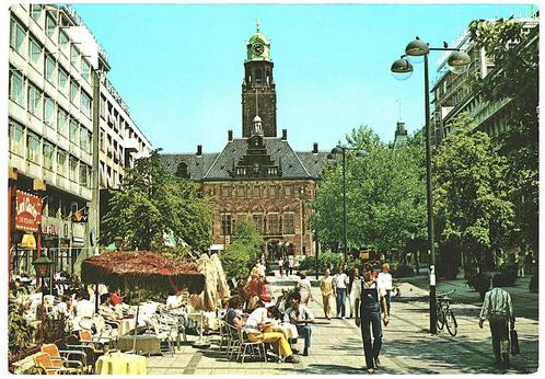 911640	Rotterdam	stadhuis	stadhuisplein	Nette oude kaart	Onb, Verzamelen, Ansichtkaarten | Nederland, Ongelopen, Zuid-Holland