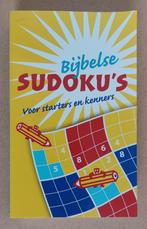 Bijbelse Sudoku's, Hobby en Vrije tijd, Denksport en Puzzels, Ophalen of Verzenden, Puzzelboek, Zo goed als nieuw