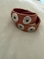 Noosa armband, Ophalen of Verzenden, Zo goed als nieuw, Bruin, Leer