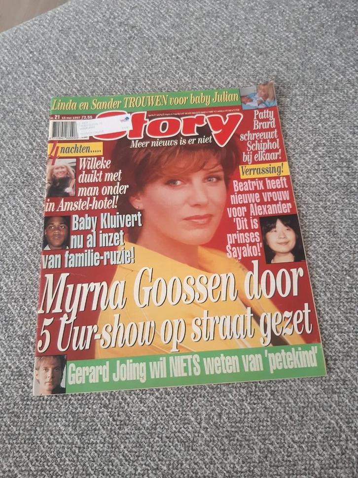 21.Story 1997. Myrna Goossen. Patty Brard. Willeke Alberti., Verzamelen, Tijdschriften, Kranten en Knipsels, Tijdschrift, 1980 tot heden