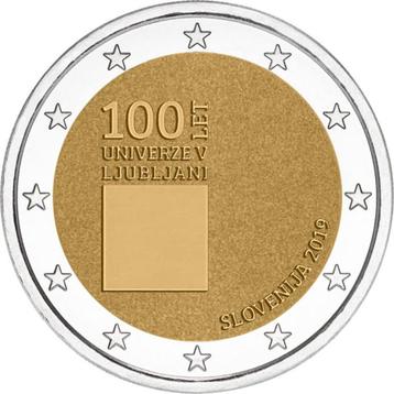2 Euro Slovenie 2020 UNC - Universiteit van Ljubljana beschikbaar voor biedingen