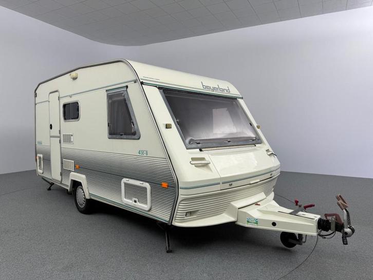 Beyerland Vitesse 430 TM Voortent, Caravans en Kamperen, Caravans, Bedrijf, tot en met 4, Treinzit, Beyerland, 2 aparte bedden
