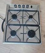 Gaskookplaat inbouw, Witgoed en Apparatuur, Kookplaten, Ophalen, 4 kookzones, Zo goed als nieuw, Inbouw