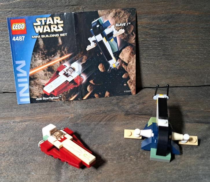 Lego Star Wars Mini set 4487. Jedi Starfighter & Slave I - M, Kinderen en Baby's, Speelgoed | Duplo en Lego, Zo goed als nieuw