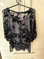 Hale Bob  blouse met bloemen - Maat S, Kleding | Dames, Blouses en Tunieken, Zwart, Ophalen of Verzenden, Zo goed als nieuw, Maat 36 (S)
