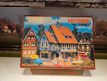 Vollmer vakwerkhuis supermarkt N spoor trein 1:160 beschikbaar voor biedingen