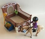 Playmobil 5520, Warmbloedpaard met paardenbox., Ophalen of Verzenden, Gebruikt, Complete set