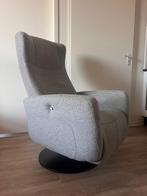 relaxfauteuil grijs, Huis en Inrichting, Fauteuils, Ophalen, Metaal, Gebruikt, 75 tot 100 cm