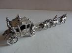 Miniatuur zilver L109 gouden koets zilveren miniaturen, Verzenden, Zilver