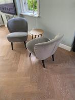 Fauteuil, 2 stuks, Huis en Inrichting, Fauteuils, Ophalen, Hout, Minder dan 75 cm, Zo goed als nieuw