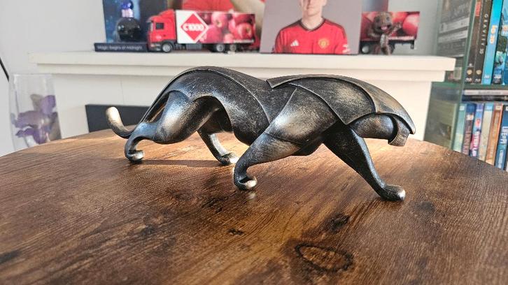 Superleuk Abstract Jachtluipaard Beeld! 30CM! NIEUW!, Verzamelen, Beelden en Beeldjes, Nieuw, Overige typen, Ophalen of Verzenden