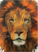 Partij leeuw diamond painting wenskaarten, Diversen, Ophalen of Verzenden, Nieuw