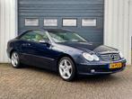 Mercedes-Benz CLK 1.8 Clk200 Kompr Coupe AUT 2004 Blauw, Auto's, Automaat, Achterwielaandrijving, Beige, 4 cilinders