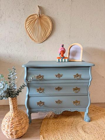 Buikkastje vintage blauw beschikbaar voor biedingen