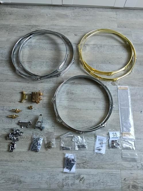 Snare Drum Hardware Set - Hoops, Throw Off, Lugs, Muziek en Instrumenten, Instrumenten | Onderdelen, Nieuw, Drums of Percussie