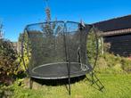 Trampoline van 3.42 m doorsnee met net en trapje, Ophalen, Gebruikt