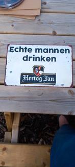 reclame bord bier merk hertog Jan, Verzamelen, Biermerken, Ophalen of Verzenden, Nieuw, Reclamebord, Plaat of Schild, Hertog Jan