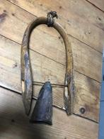 Geitenbel met houten kraag zeer mooi en oud, Antiek en Kunst, Ophalen of Verzenden