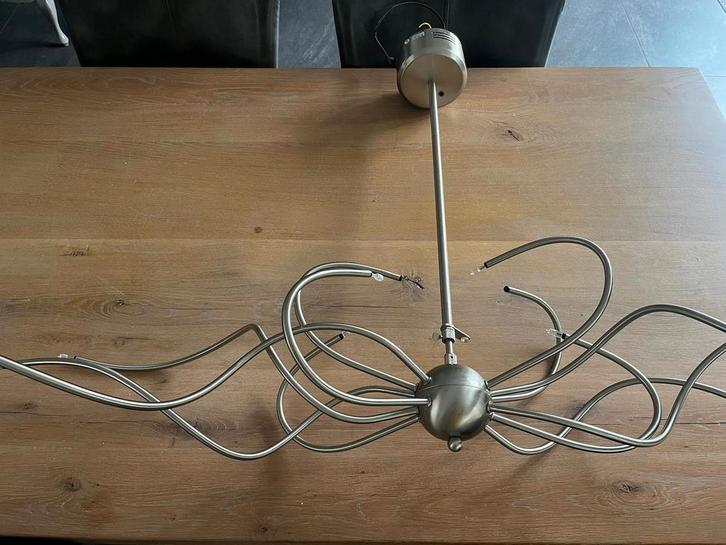 VandeHeg Design Eettafellamp - Halogeen - Instelbaar, Huis en Inrichting, Lampen | Hanglampen, Gebruikt, 75 cm of meer, Metaal