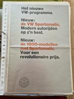 Folders Volkswagen modellengamma, Verzenden, Gelezen, Volkswagen