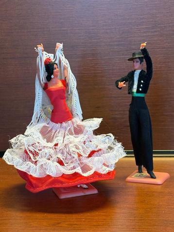 Spaans Poppen stel in flamenco dans beschikbaar voor biedingen