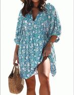 Super leuk boho stijl jurkje tot maat 44, Blauw, Maat 42/44 (L), Nieuw, Ophalen of Verzenden