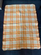 Vintage Wollen deken, Huis en Inrichting, Woonaccessoires | Plaids en Woondekens, Ophalen of Verzenden, Gebruikt