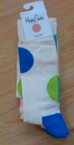 NIEUW: 2 paar Happysocks maat 41-46 met vrolijke polkadots., Kleding | Dames, Sokken en Kousen, Sokken en Kniesokken, Overige kleuren
