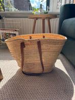 Rieten strandtas, Ophalen of Verzenden, Zo goed als nieuw, Beige, Shopper