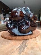 Orang Malu Yogiman Beeldje - Steen - 13x12 cm, Antiek en Kunst, Ophalen of Verzenden