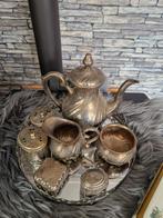 Thee-set met dienblad- zilver., Ophalen of Verzenden