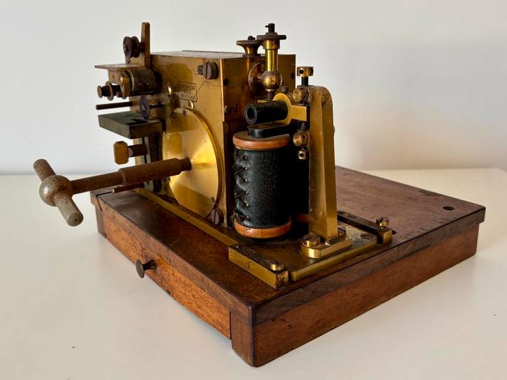 Zeldzame Antieke Siemens & Halske Morse Telegraaf, ca 1870, Antiek en Kunst, Antiek | Overige Antiek, Ophalen of Verzenden
