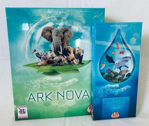 Bordspel Ark Nova incl uitbreiding Waterwereld NL - Nieuw, Hobby en Vrije tijd, Gezelschapsspellen | Bordspellen, Nieuw, Een of twee spelers
