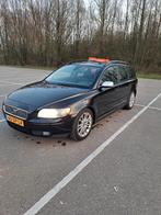 Volvo V50 2.5 T5 Geartronic 2006 Zwart, Auto's, 74 €/maand, Particulier, V50, 1500 kg