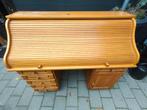Secretaire met eiken stoel, Huis en Inrichting, Ophalen, Gebruikt, Bureau