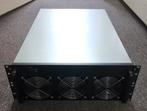 4U 8-GPU Mining Rig Server Case. Inter-Tech 4W2 servercase, Ophalen of Verzenden, Gebruikt