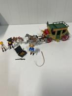 Playmobil western cowboys postkoets met paarden en accessoir, Ophalen, Zo goed als nieuw