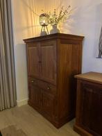 Computerkast met opslagruimte, van teak., Huis en Inrichting, Ophalen, Gebruikt, Teakhout