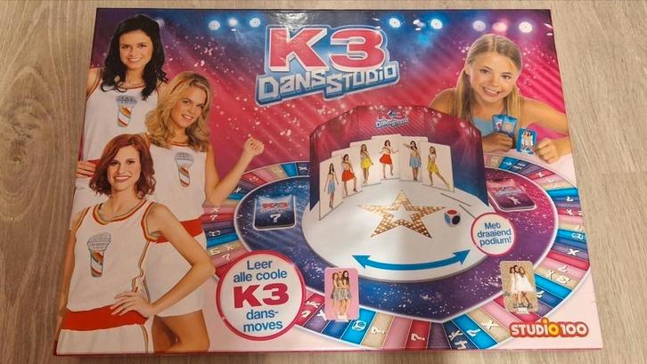 K3 dansstudio, Hobby en Vrije tijd, Gezelschapsspellen | Bordspellen, Zo goed als nieuw, Ophalen of Verzenden