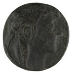 PENNING 1968 Lucie Nijland : Zelfportret, Verzenden, Brons, Nederland