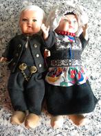 OUD POPJE, OUD POPPETJE, SCHATTIG STEL JONGEN EN MEISJE, Ophalen of Verzenden, Gebruikt, Pop