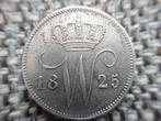 25 cent kwartje 1825 U Willem I in topkwaliteit UNC, Verzenden, Koning Willem I, 25 cent, Zilver