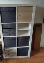 Ikea Kallax 2x4 inclusief manden en lades, Huis en Inrichting, Kasten | Overige, Ophalen, Gebruikt