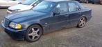 Mercedes-Benz C-Klasse 2.4 C240 Sedan Classic AUT 1999 Zwart, Auto's, Automaat, 1345 kg, Zwart, Blauw