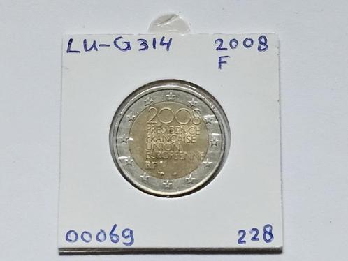 2-euromunt Frankrijk (F) 2008 Herdenking LU-G314, Postzegels en Munten, Munten | Europa | Euromunten, Losse munt, 2 euro, Frankrijk