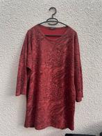 Donker rood tuniek, Kleding | Dames, Blouses en Tunieken, Ophalen of Verzenden, Zo goed als nieuw, Maat 46/48 (XL) of groter, Overige kleuren