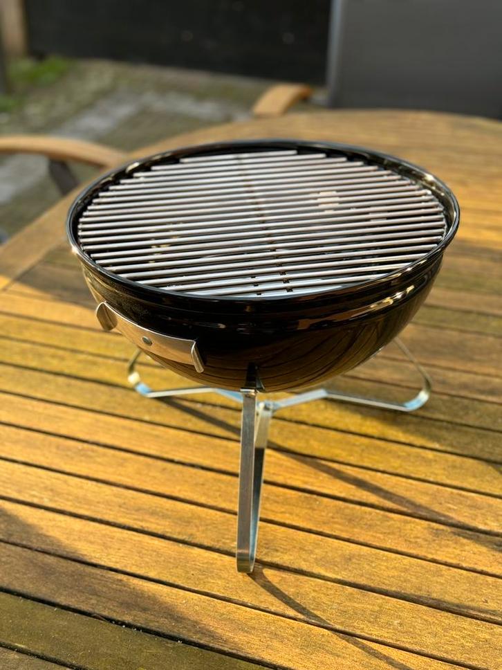WEBER SMOKEY JOE - RVS BBQ GRILL EN KOLEN roosters NIEUW, Tuin en Terras, Houtskoolbarbecues, Zo goed als nieuw, Ophalen of Verzenden