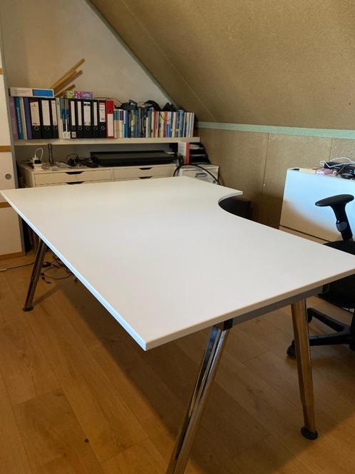 Galant bureau IKEA, Huis en Inrichting, Bureaus, Gebruikt, Bureau, In hoogte verstelbaar, Ophalen