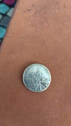 Penning zilver Frankrijk Mont Saint Michel, Ophalen of Verzenden, Overige landen, Zilver